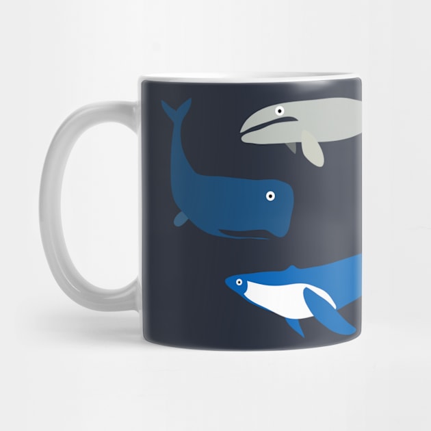 3 Whales by jsdesignandillustrations